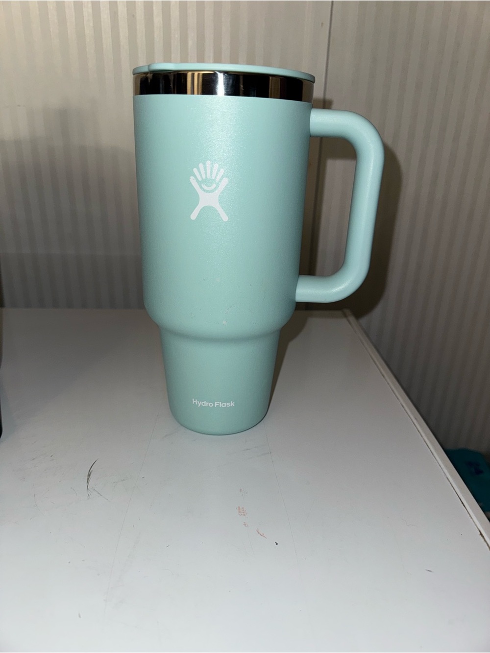 Hydro Flask Mint Travel Tumbler with Handle